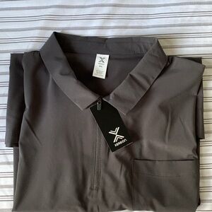 XXL XERSION Train woven short sleeve polo,